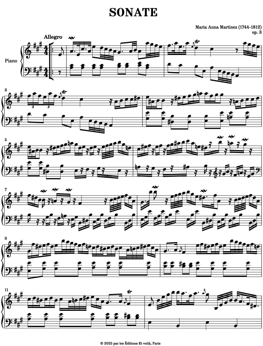 Sonate op.3